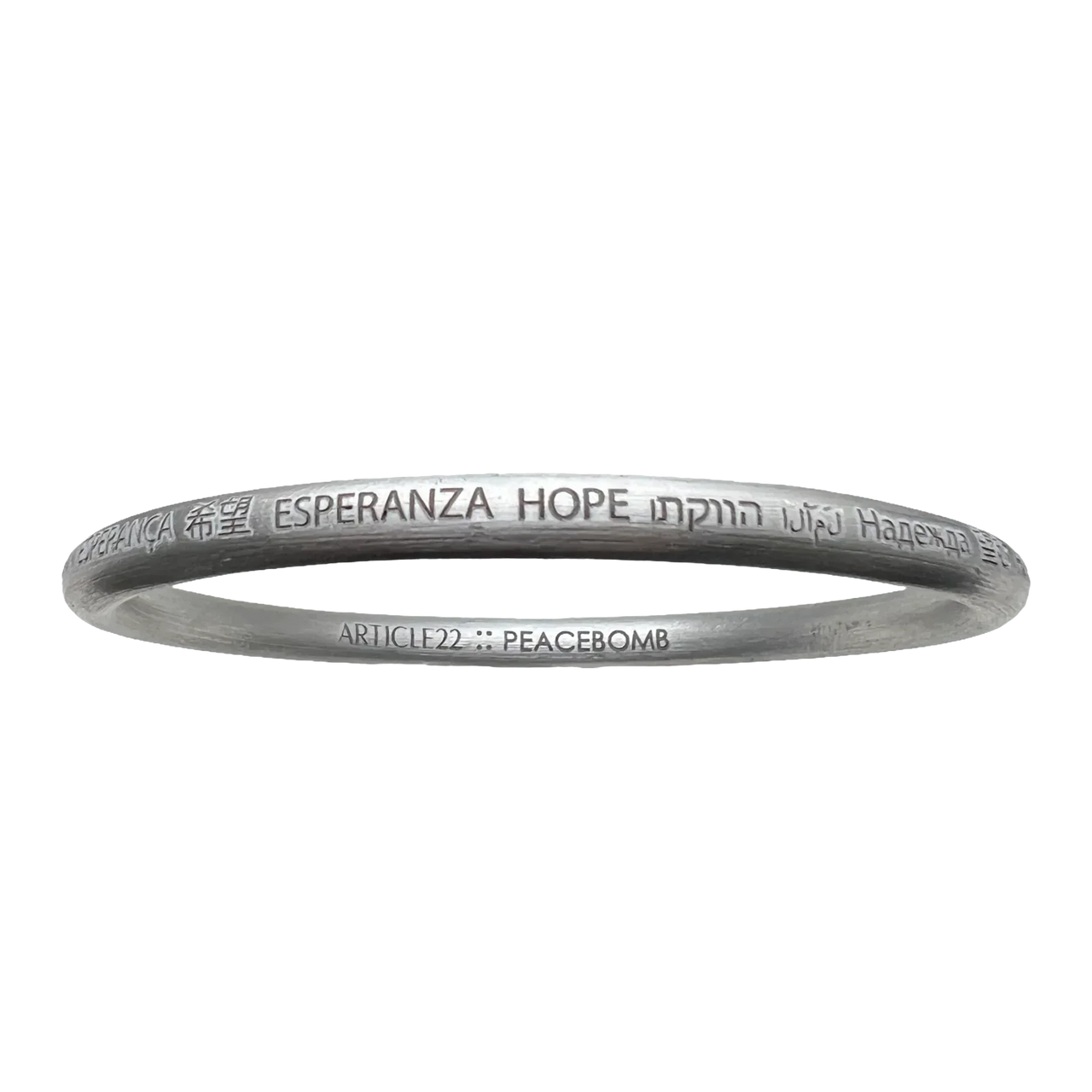 ARTICLE22 Hope All Around Bangle - Bangle - Bangle, bangles, cf-type-bangle, col-gifts, col-gifts-for-mum, col-gifts-for-woman, col-gifts-for-women, col-Jewellery & Accessories, Gift, Jewellery - Upcycle Studio