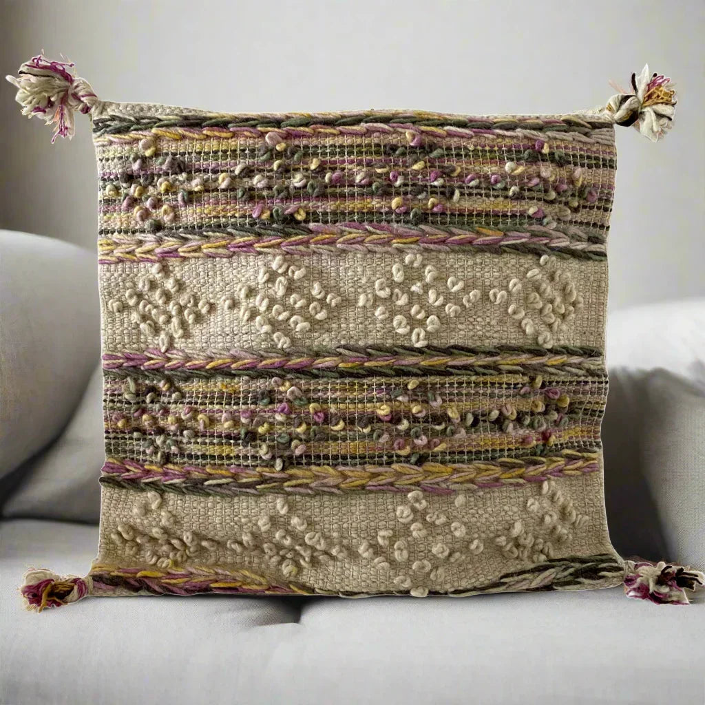 Mahi Cushion Cover - Cushion - cf-type-cushion, Goodweave, us-retail - Upcycle Studio