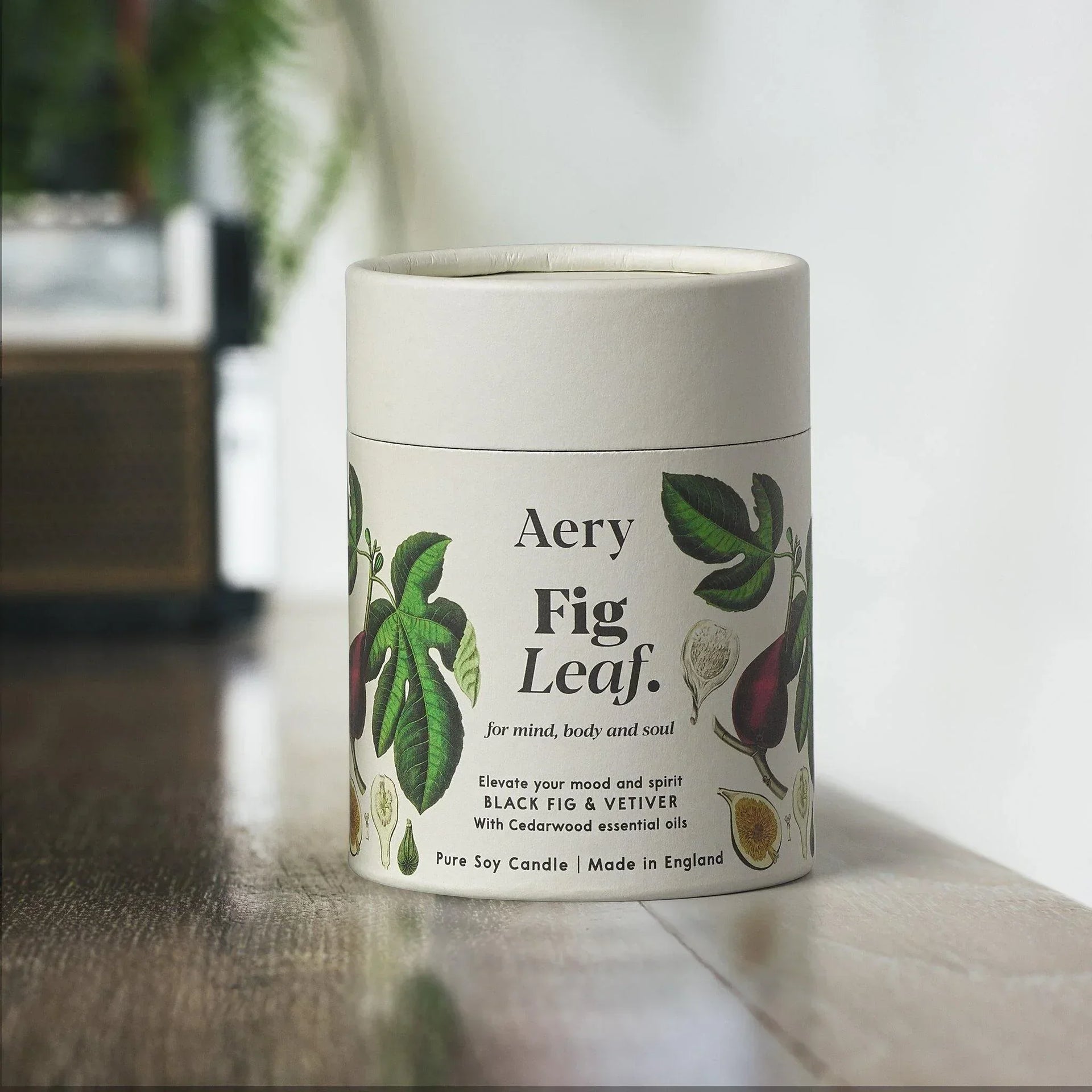 Aery Living Botanical 200g Soy Candle-Fig Leaf - Candle - Bathroom, cf-type-candle, col-gifts, col-gifts-for-woman, col-gifts-for-women, us-retail - Upcycle Studio