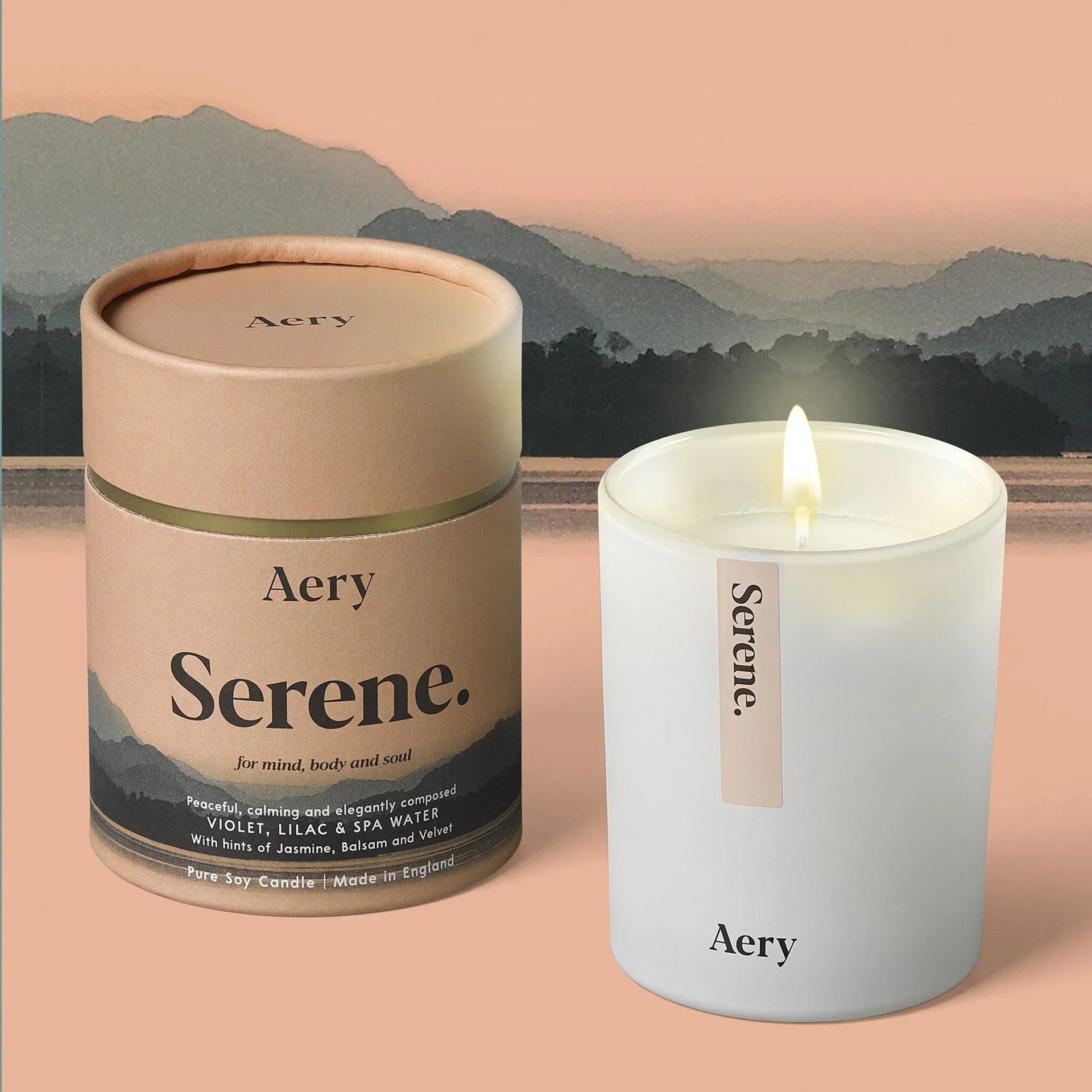 Aery Living Mindful 200g Soy Candle-Serene - Candle - Bathroom, cf-type-candle, col-gifts, col-gifts-for-woman, col-gifts-for-women, us-retail - Upcycle Studio