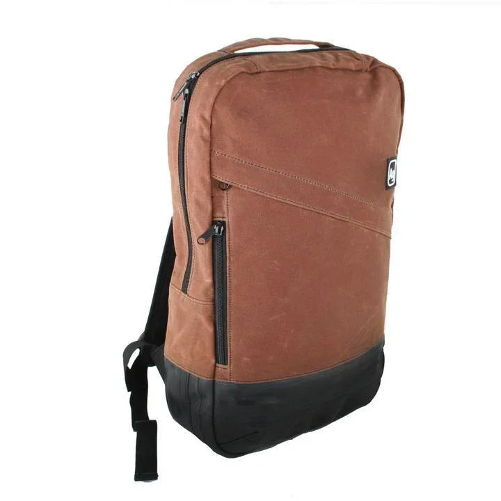 Alchemy Goods Brooklyn Backpack - Waxed Canvas - Backpack - cf-type-backpack, col-gifts-for-dad, col-gifts-for-men, col-laptop-bags, us-retail - Upcycle Studio