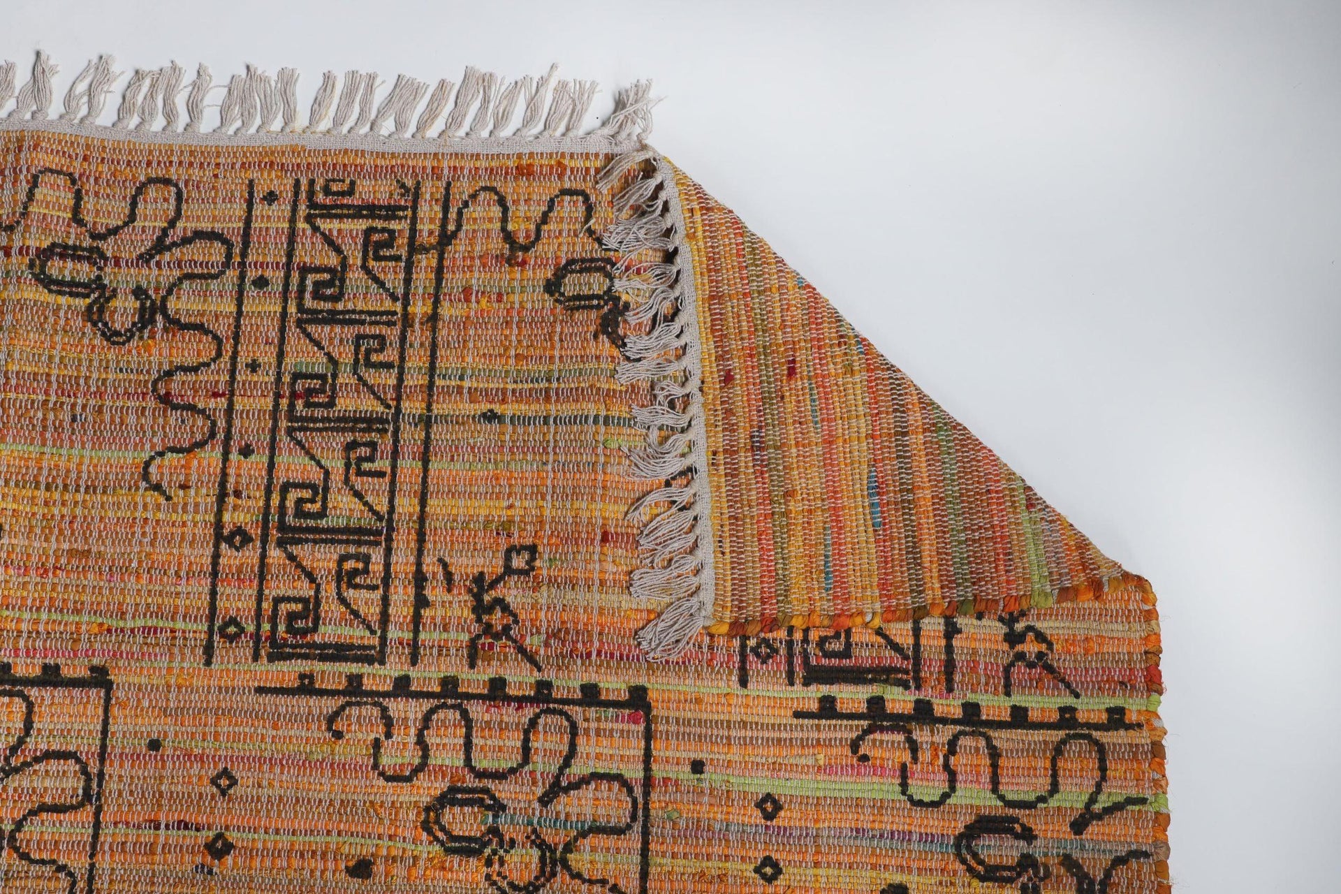 Brahmani Silk Printed Rug - Rug - cf-type-rug, col-upcycled-rugs, silk rugs, us-retail - Upcycle Studio