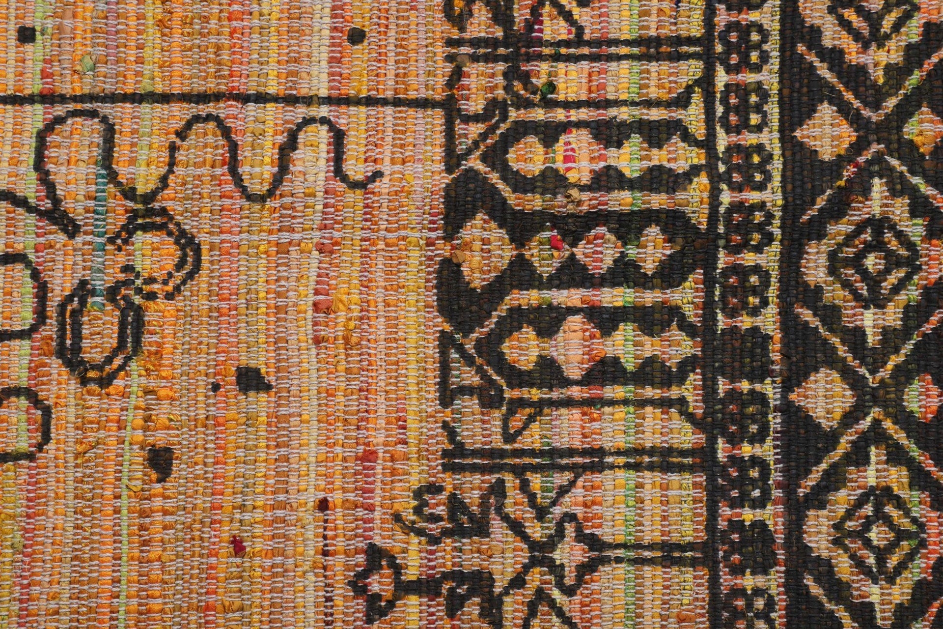 Brahmani Silk Printed Rug - Rug - cf-type-rug, col-upcycled-rugs, silk rugs, us-retail - Upcycle Studio