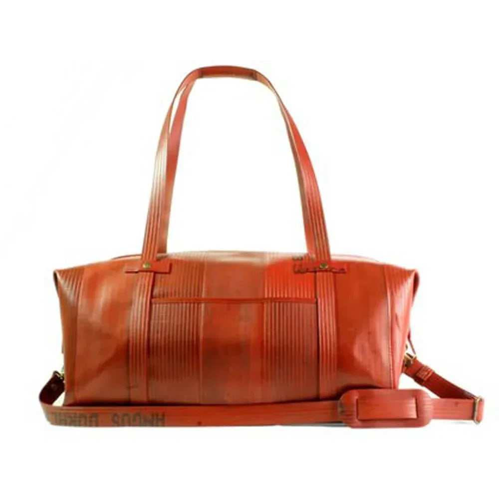 Fire Hose Elvis And Kresse Weekend Bag Sustainable Leather Weekend