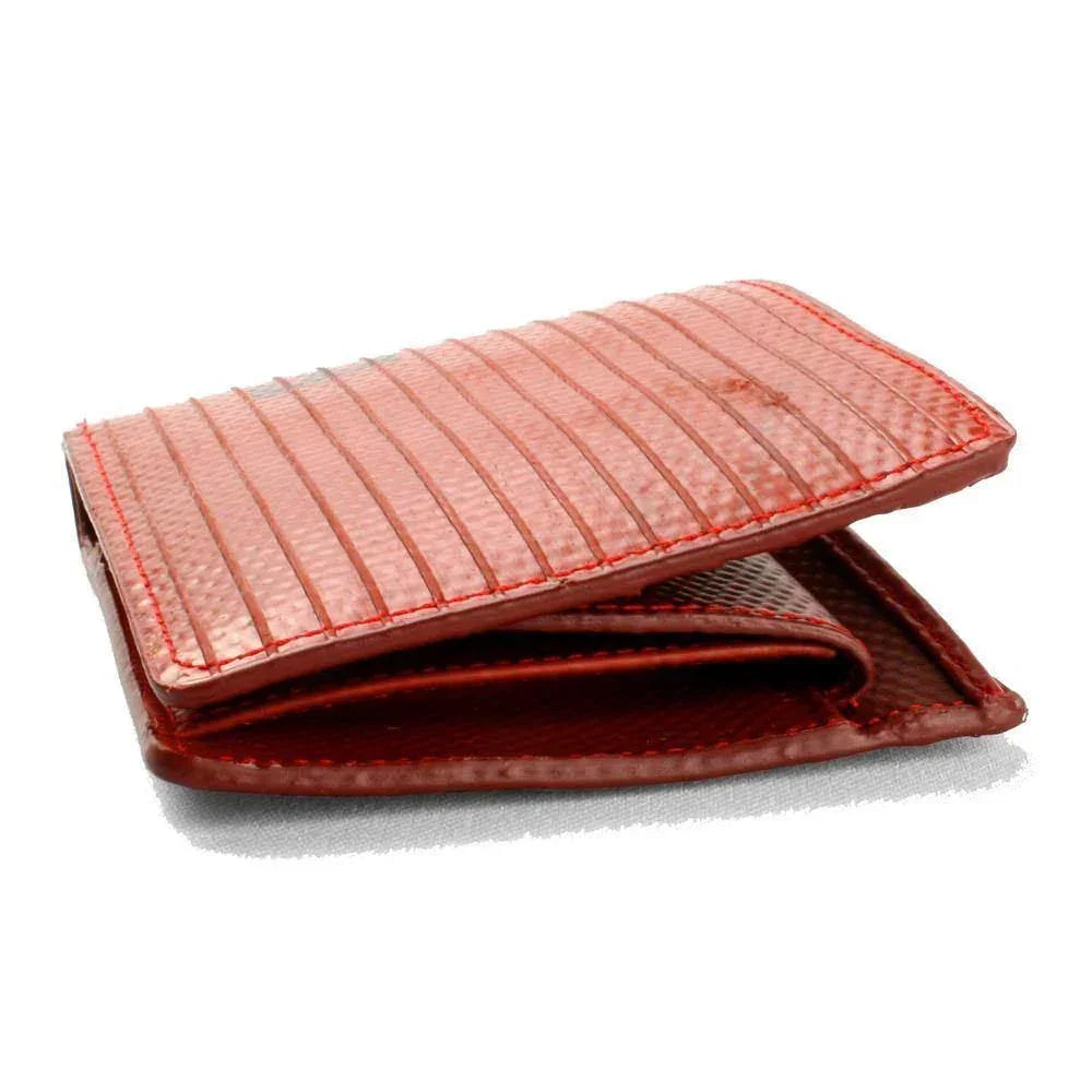Elvis & Kresse Red Fire Hose Collection - Billfold Coin Wallet - Wallet - cf-type-wallet, col-gifts, col-gifts-for-men, us-retail - Upcycle Studio
