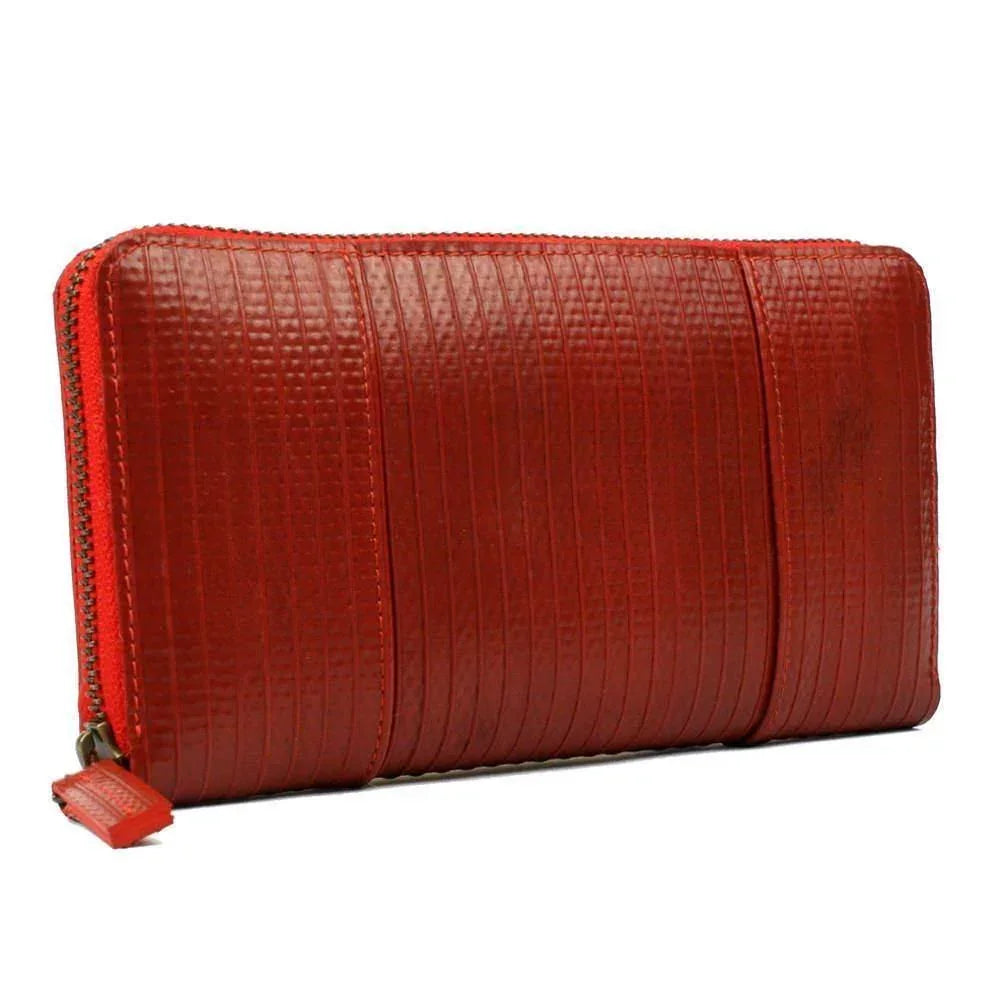 Elvis & Kresse Red Fire Hose Collection - Clutch Purse - Purse - cf-type-purse, col-gifts, col-gifts-for-women, us-retail - Upcycle Studio