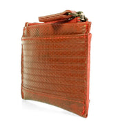 Elvis & Kresse Red Fire Hose Collection - Slim Coin Purse - Purse - cf-type-purse, col-gifts, us-retail - Upcycle Studio