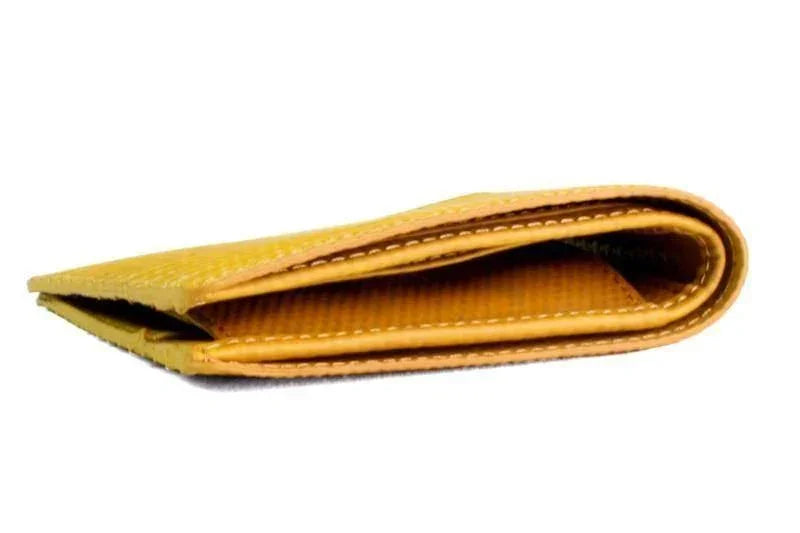 Elvis & Kresse Yellow Fire Hose Collection - Billfold Coin Wallet - Wallet - cf-type-wallet, col-gifts, col-gifts-for-men, us-retail - Upcycle Studio
