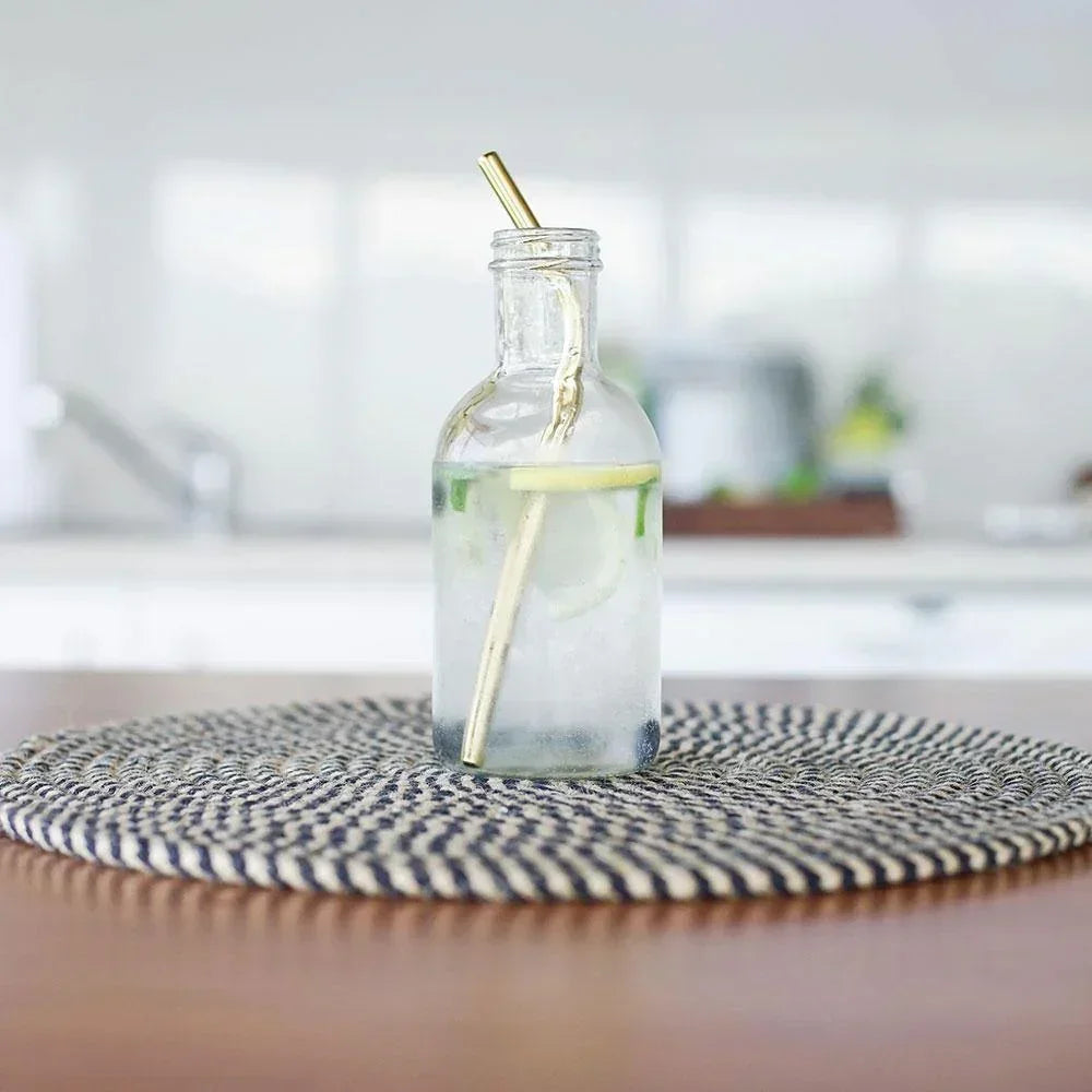 Evergreen Gold Straw - Bent - Reusable Straw - cf-type-reusable-straw, us-display-variants, us-retail - Upcycle Studio