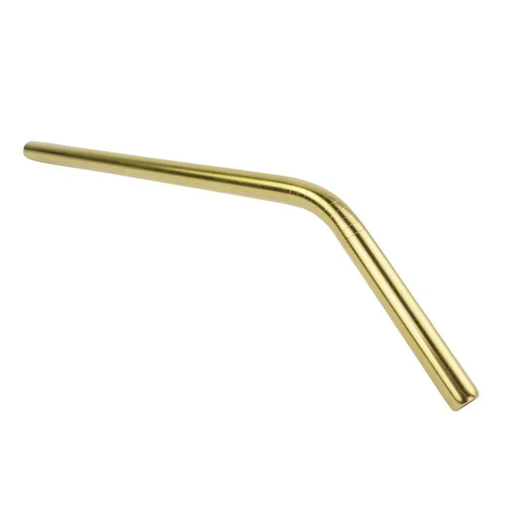 Evergreen Gold Straw - Bent - Reusable Straw - cf-type-reusable-straw, us-display-variants, us-retail - Upcycle Studio