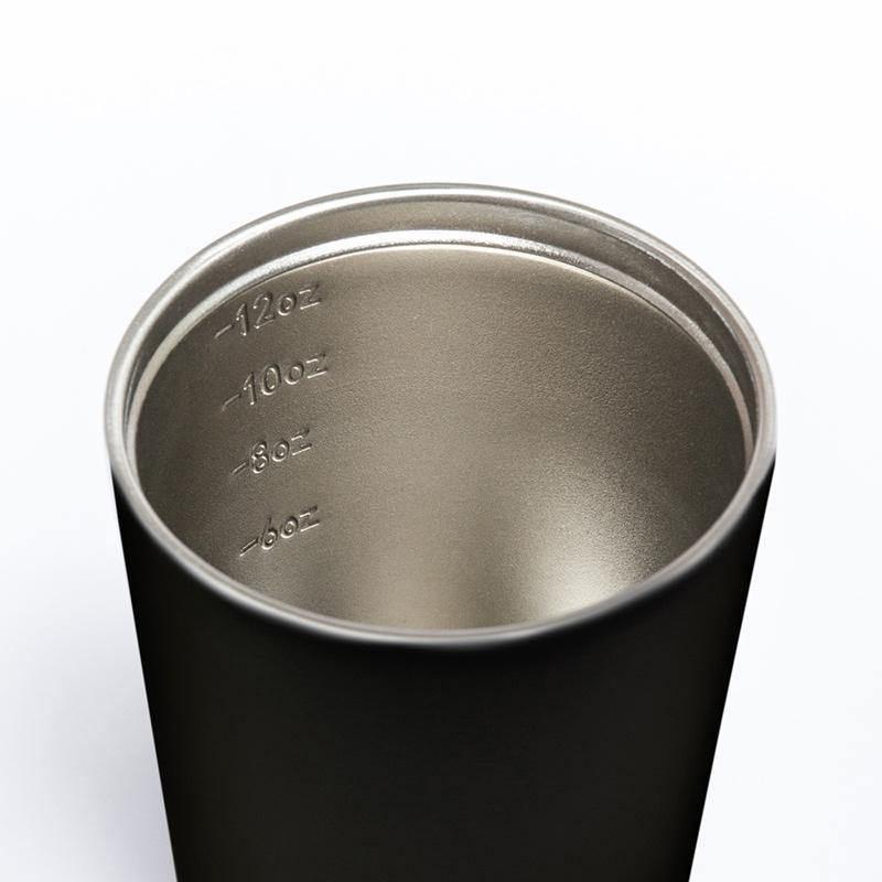 Fressko Camino 12oz Reusable Coffee Cups - Black - Reusable Coffee Cup - cf-type-reusable-coffee-cup, col-gifts, col-gifts-for-men, col-gifts-for-woman, col-kitchen, us-retail - Upcycle Studio