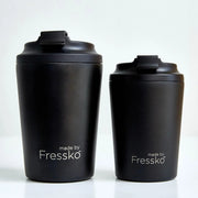Fressko Camino 12oz Reusable Coffee Cups - Black - Reusable Coffee Cup - cf-type-reusable-coffee-cup, col-gifts, col-gifts-for-men, col-gifts-for-woman, col-kitchen, us-retail - Upcycle Studio