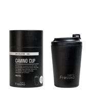 Fressko Camino 12oz Reusable Coffee Cups - Black - Reusable Coffee Cup - cf-type-reusable-coffee-cup, col-gifts, col-gifts-for-men, col-gifts-for-woman, col-kitchen, us-retail - Upcycle Studio
