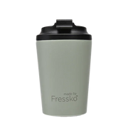 Fressko Camino 12oz Reusable Coffee Cups - Sage - Reusable Coffee Cup - cf-type-reusable-coffee-cup, col-gifts, col-gifts-for-men, col-gifts-for-woman, col-kitchen, us-retail - Upcycle Studio