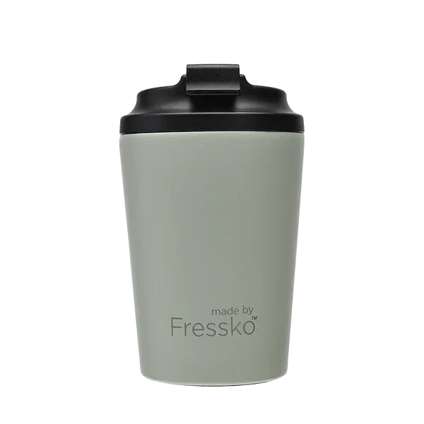 Fressko Camino 12oz Reusable Coffee Cups - Sage - Reusable Coffee Cup - cf-type-reusable-coffee-cup, col-gifts, col-gifts-for-men, col-gifts-for-woman, col-kitchen, us-retail - Upcycle Studio