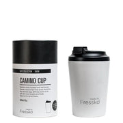 Fressko Camino 12oz Reusable Coffee Cups - White - Reusable Coffee Cup - cf-type-reusable-coffee-cup, col-gifts, col-gifts-for-men, col-gifts-for-woman, col-kitchen, us-retail - Upcycle Studio