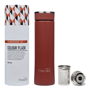 Fressko Infuser Flask 500ml - Clay | Drink Bottle - Stainless Steel Water Bottle - cf-type-stainless-steel-water-bottle, col-gifts, col-gifts-for-mum, col-gifts-for-women, DrinkBottle, us-retail, Water Bottle - Upcycle Studio