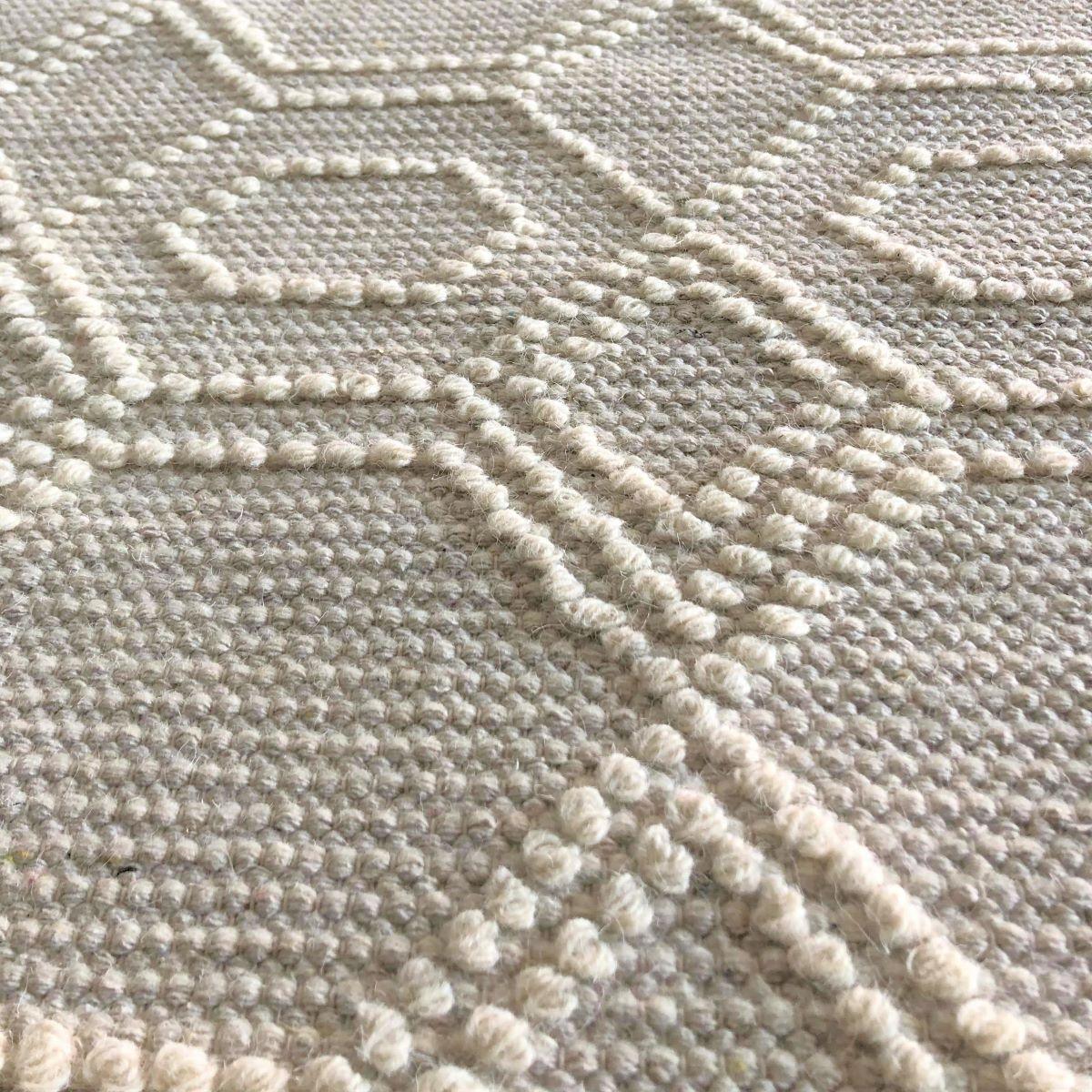Mallalli Wool Rug - Rug - cf-type-rug, col-natural-rugs, us-retail, wool rugs - Upcycle Studio