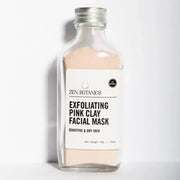 Zen Botanics Exfoliating Pink Clay Facial Mask - Face Skincare - Bathroom, cf-type-face-skincare, col-gifts, col-gifts-for-women, us-retail - Upcycle Studio