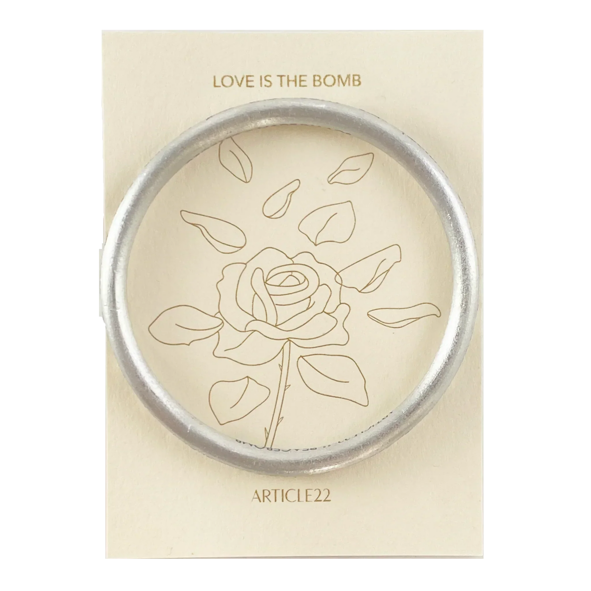 ARTICLE22 Love All Around Bangle - Bangle - Bangle, bangles, cf-type-bangle, col-gifts, col-gifts-for-mum, col-gifts-for-woman, col-gifts-for-women, col-Jewellery & Accessories, Gift, Jewellery - Upcycle Studio