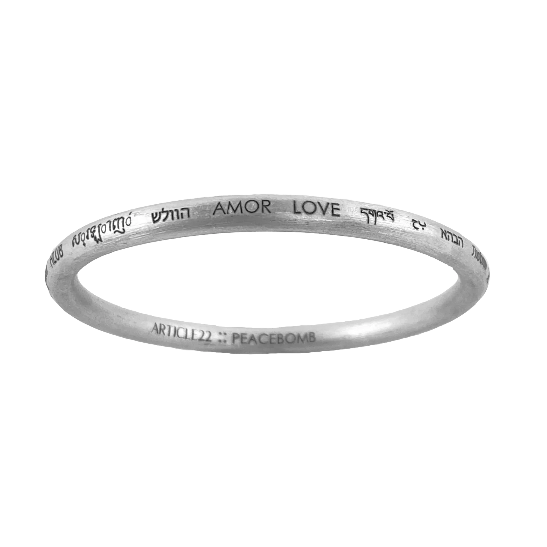 ARTICLE22 Love All Around Bangle - Bangle - Bangle, bangles, cf-type-bangle, col-gifts, col-gifts-for-mum, col-gifts-for-woman, col-gifts-for-women, col-Jewellery & Accessories, Gift, Jewellery - Upcycle Studio