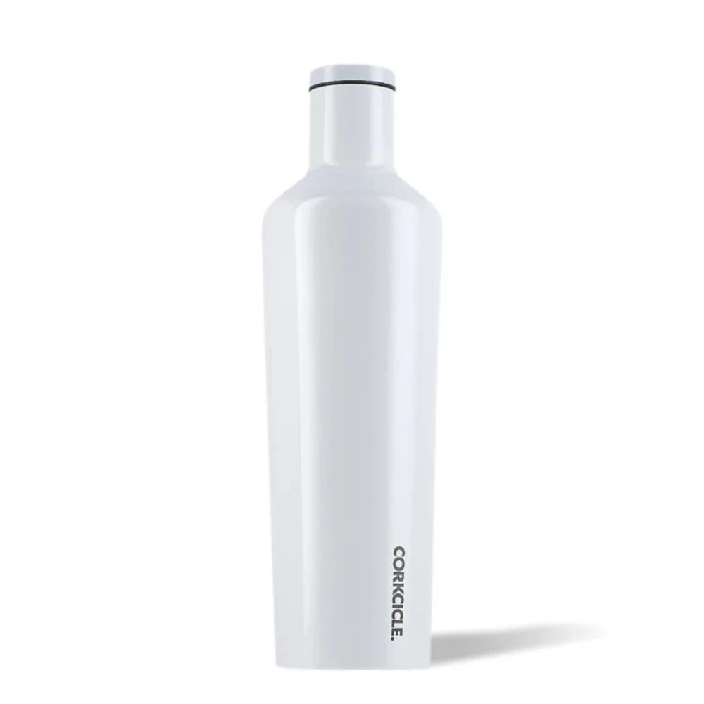 Corkcicle Canteen Water Bottle Dipped Modernist White 25oz (750ml) - Stainless Steel Water Bottle - cf-type-stainless-steel-water-bottle, col-gifts, col-gifts-for-men, DrinkBottle, us-retail - Upcycle Studio