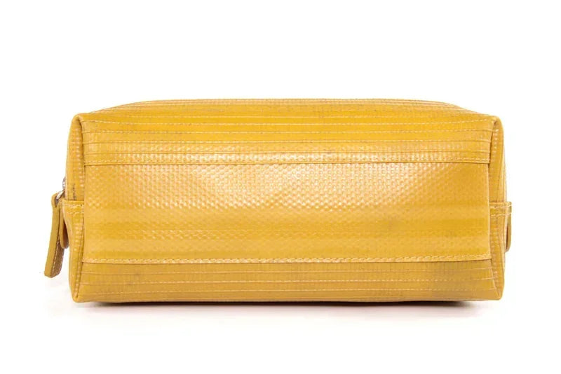 Elvis & Kresse Yellow Fire Hose Collection - Wash Bag - Toiletry Bag - Bathroom, cf-type-toiletry-bag, col-gifts, col-gifts-for-men, us-retail - Upcycle Studio