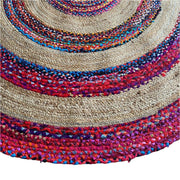 Festival Upcycled Cotton + Jute Rug - Rug - cf-type-rug, col-upcycled-rugs, us-retail - Upcycle Studio