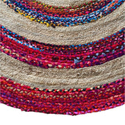 Festival Upcycled Cotton + Jute Rug - Rug - cf-type-rug, col-upcycled-rugs, us-retail - Upcycle Studio