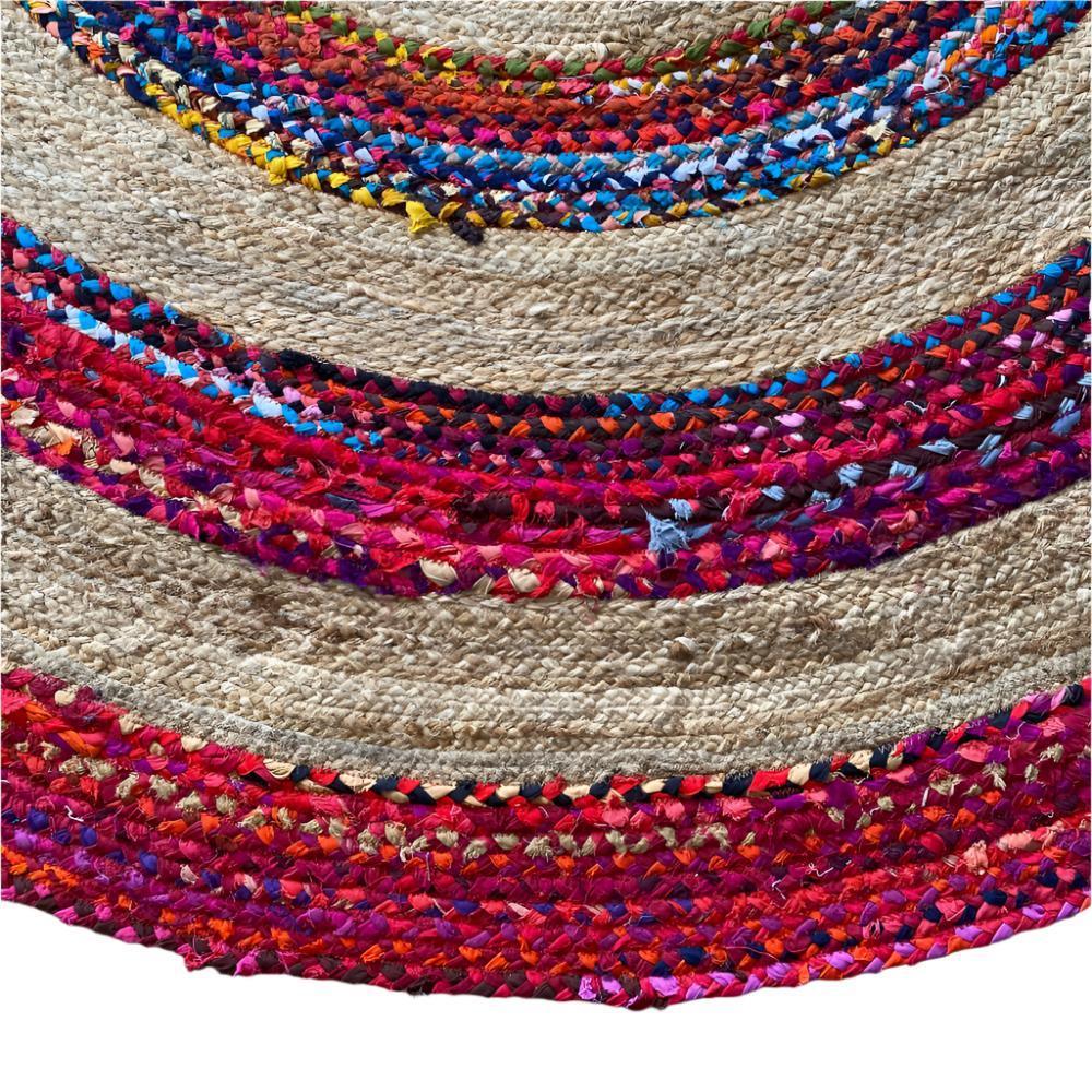 Festival Upcycled Cotton + Jute Rug - Rug - cf-type-rug, col-upcycled-rugs, us-retail - Upcycle Studio