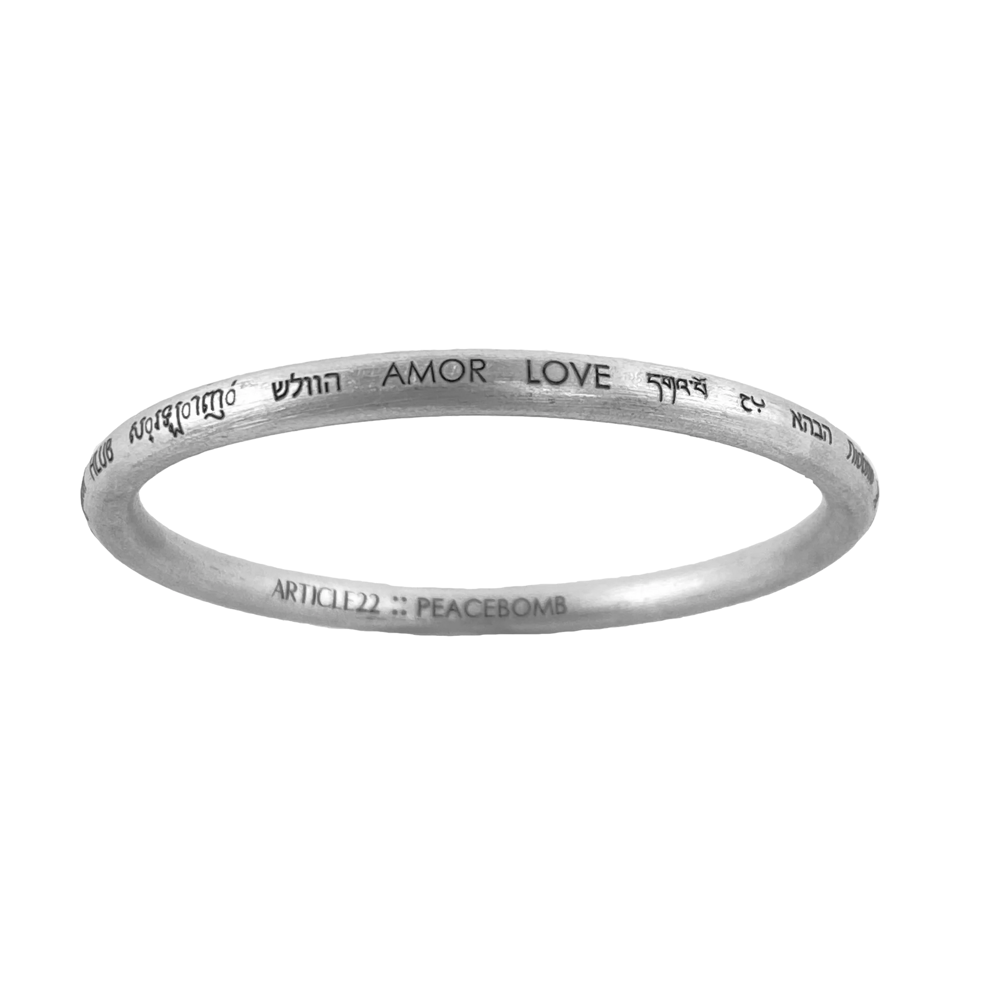 ARTICLE22 New Love All Around Bangle | Jewellery | Bangles | Australian Jewellery | Jewellery Store | Jewellery shops | men's jewelry | Online Jewellery | Gifts | Presents | Xmas Presents | Birthday Present | Wedding Gift | Upcycle Studio