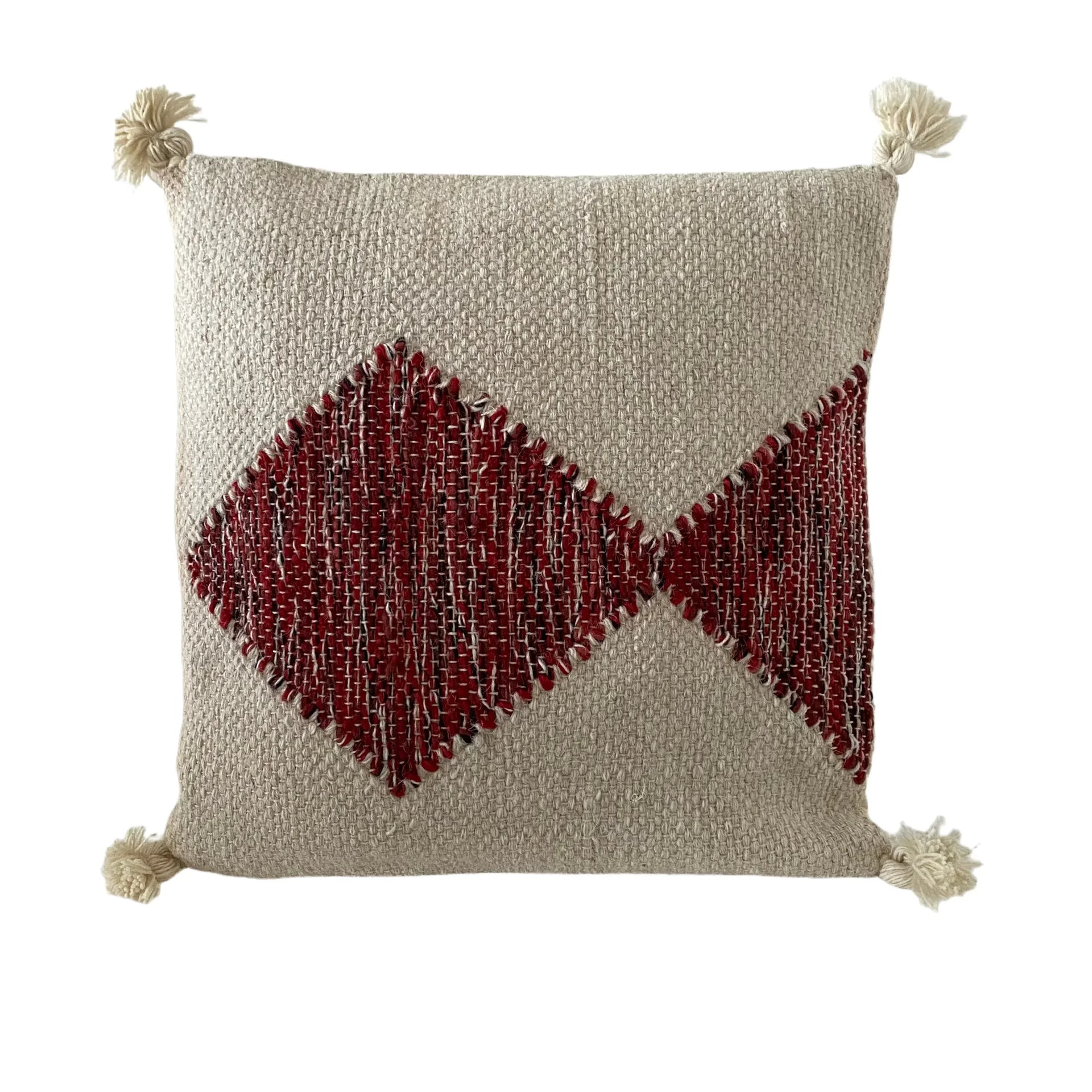 Sukhna Cushion Cover - Cushion - cf-type-cushion, Goodweave, us-retail - Upcycle Studio