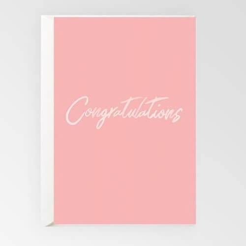 Rachel Kennedy Card - Congratulations - Upcycle Studio