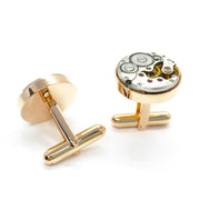 Open Mechanical Cufflinks - Rose Gold - Upcycle Studio