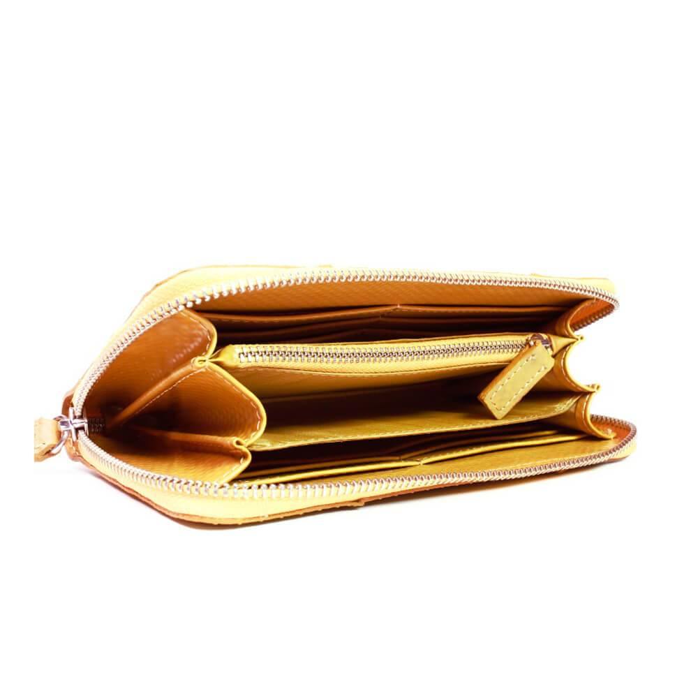 Elvis & Kresse Firehose Zip Clutch - Mustard | clutch bag | lv bags | handbags | Purses | Ladies purses | Purses in Australia | Online Purses | designer handbags | crossbody bag | burberry bags | bags womens | handbag australia | hand bags leather australia | Accepts Bitcoin | Accepts Crypto currency | Gifts | Presents | Upcycle Studio