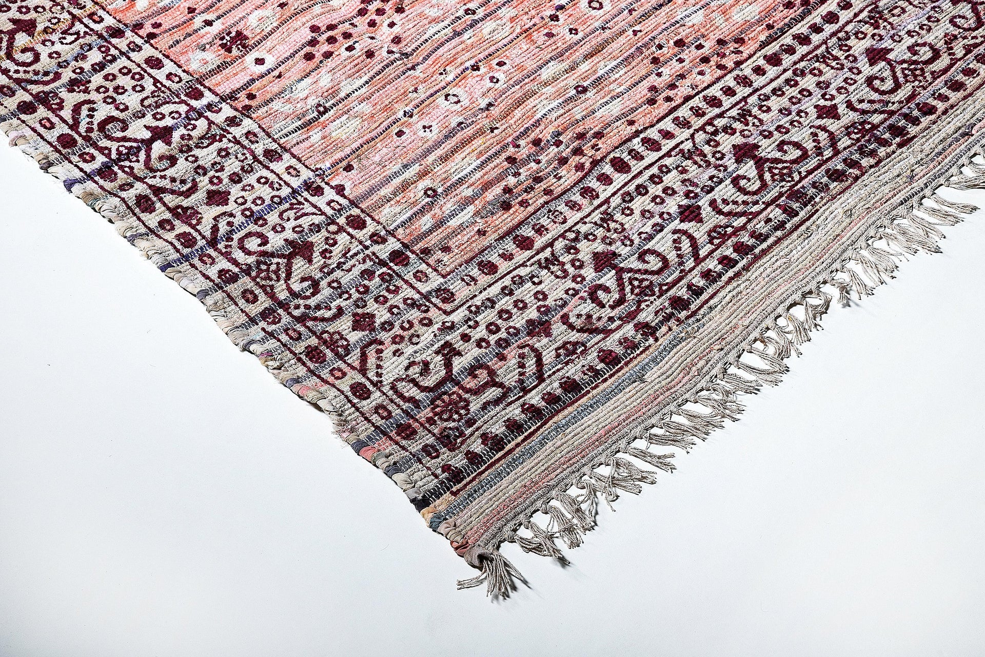 Parvati Silk Printed Rug - Rug - cf-type-rug, col-upcycled-rugs, silk rugs, us-retail - Upcycle Studio