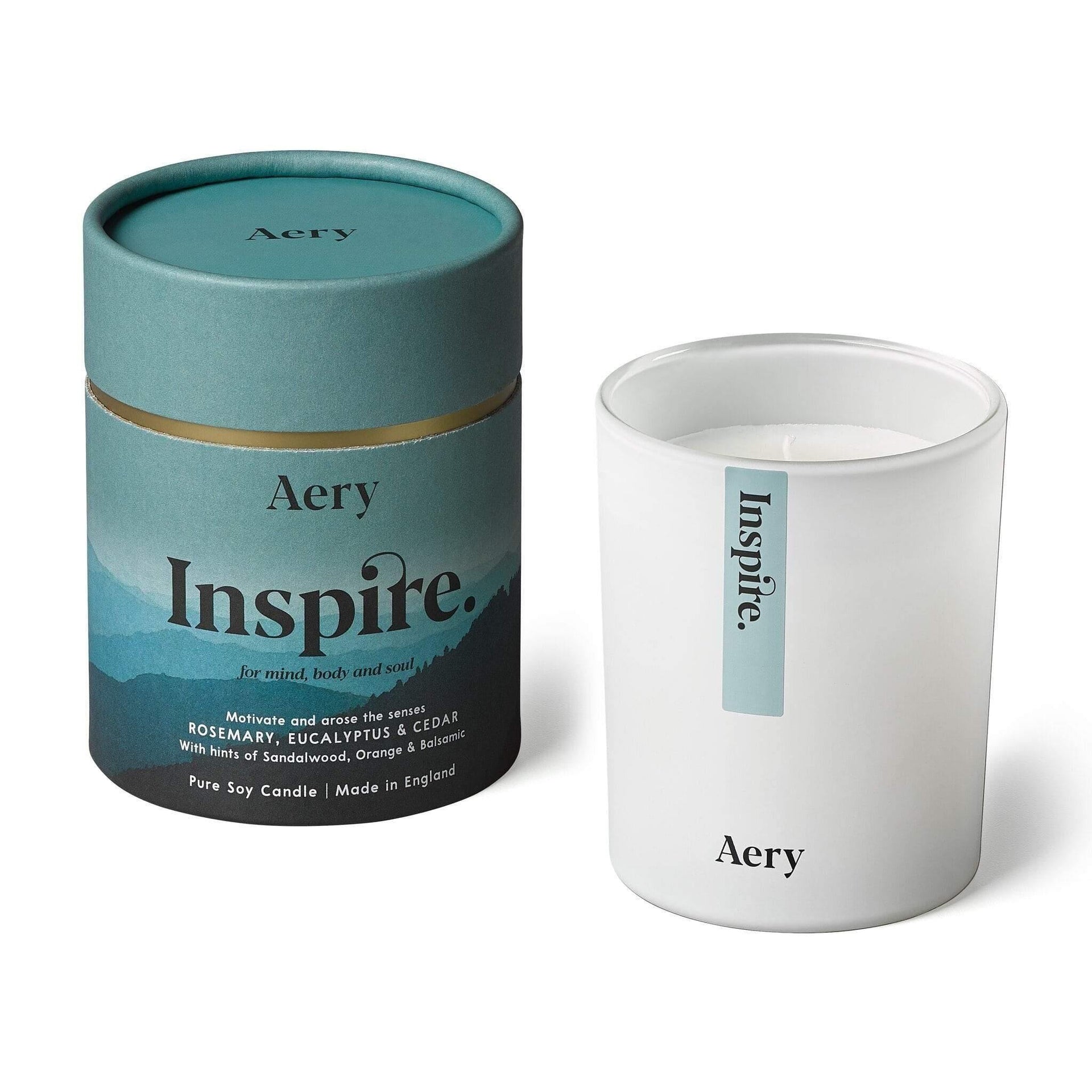 Aery Living Mindful 200g Soy Candle-Inspire  | Scented Candles | Candle Fragrances | Soy Candles | Newcastle Candles | Best Candles | Nice Candles | Gifts | Best Gifts | Wax Candles | Mothers Day Gifts | Christmas Gifts | Candles Australia | Candle Shop | Presents | Sydney Candles | Brisbane Candles | Townsville Candles | Melbourne Candles | Perth Candles | Soy Wax | Accepts Bitcoin | Candles Online | Accepts Crypto currency | Upcycle Studio