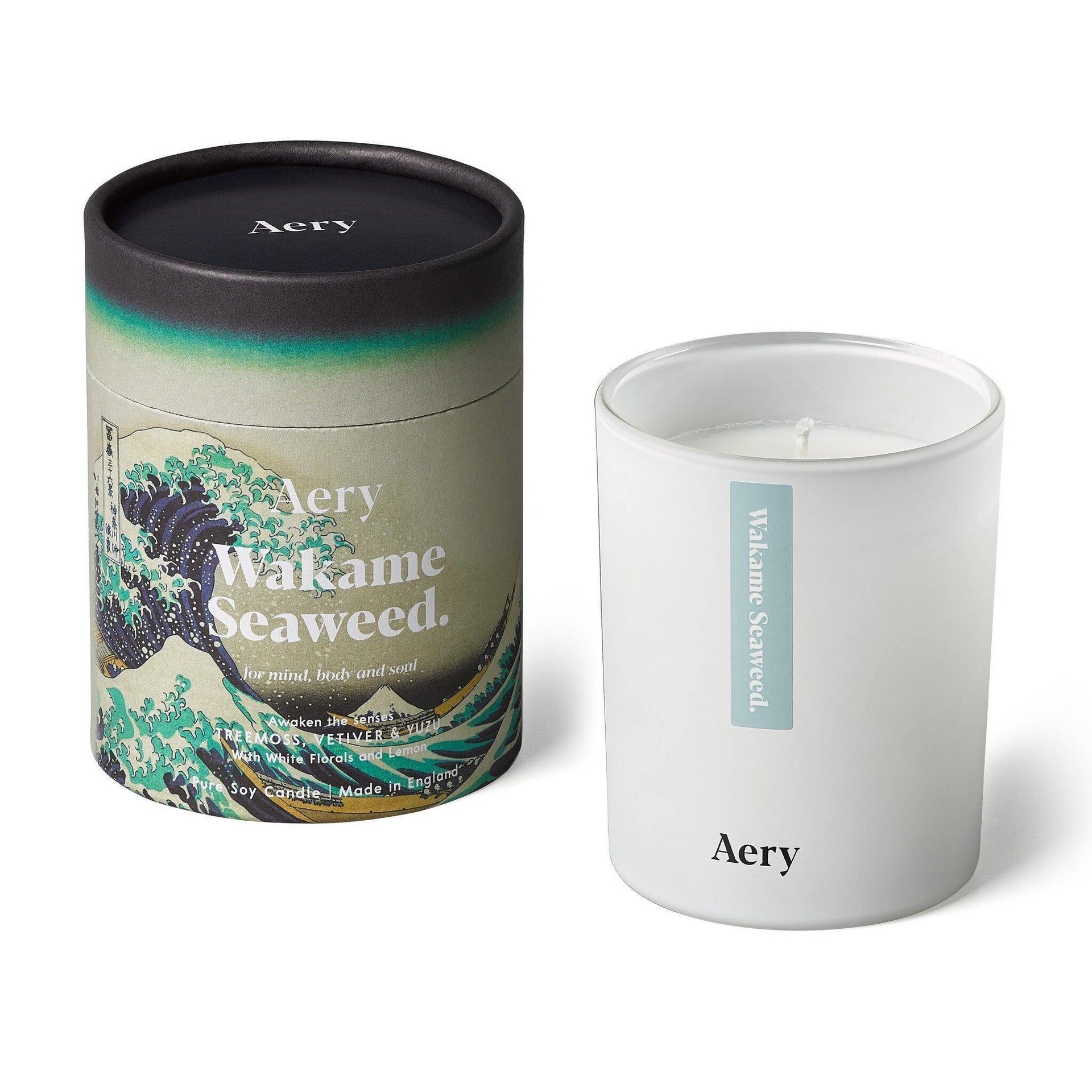 Aery Living Tokyo 200g Soy Candle-Wakame Seaweed  | Scented Candles | Candle Fragrances | Soy Candles | Newcastle Candles | Best Candles | Nice Candles | Gifts | Best Gifts | Wax Candles | Mothers Day Gifts | Christmas Gifts | Candles Australia | Candle Shop | Presents | Sydney Candles | Brisbane Candles | Townsville Candles | Melbourne Candles | Perth Candles | Soy Wax | Accepts Bitcoin | Candles Online | Accepts Crypto currency | Upcycle Studio