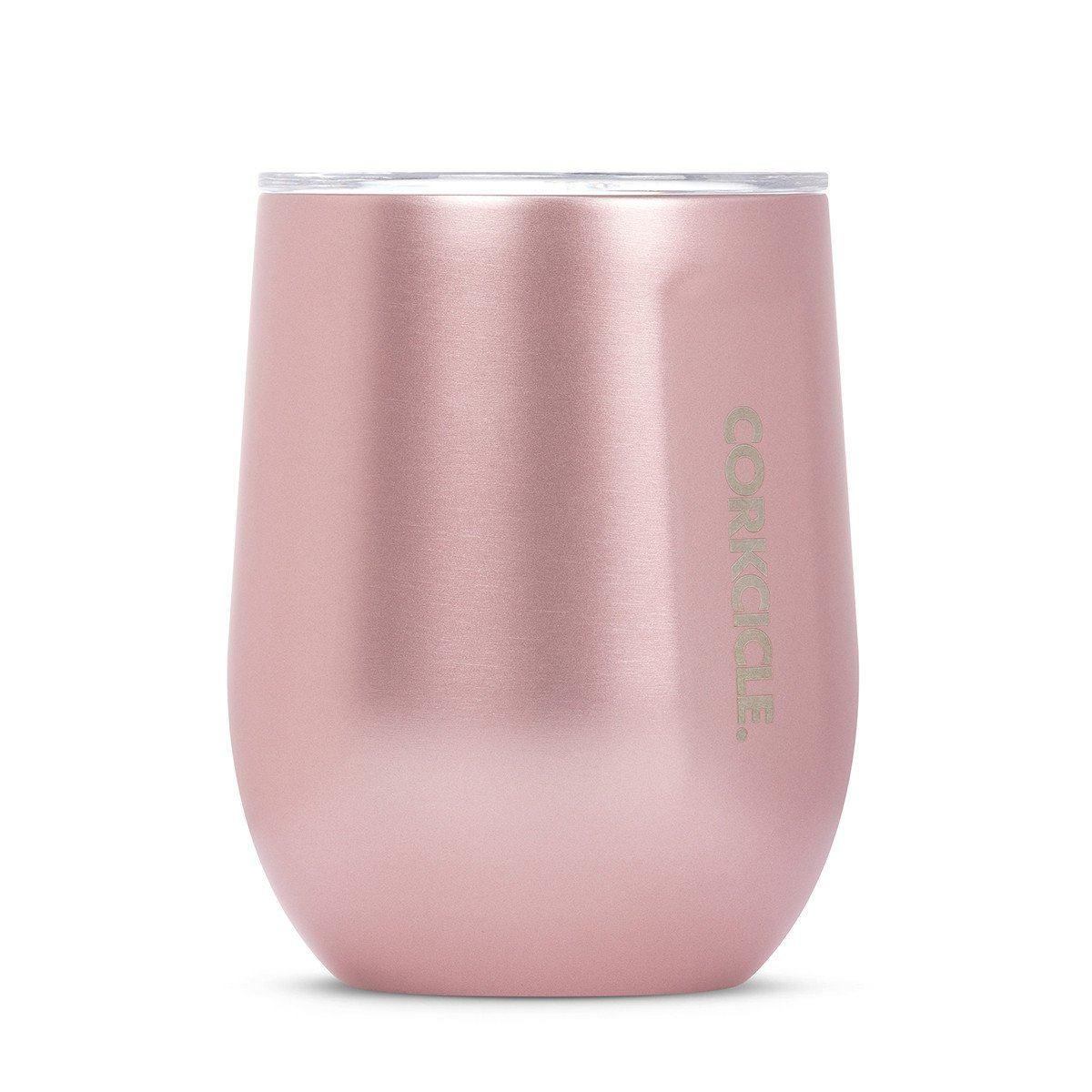 Corkcicle Stemless Reusable Cup Rose Metallic 12oz (355ml) | whiskey glass | Re Usable cup | reusable mug | mugs | travel mug | Party cup | Kids Drink cup | Water cup | corkcicle cup | best cup | personalised cup Australia | wine cup Australia | travel cup | camping cup | Cup | Coffee Cup | Upcycle Studio
