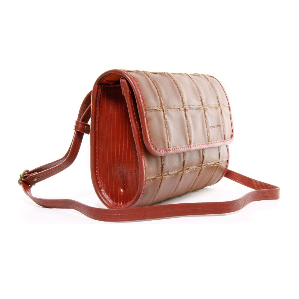 Elvis & Kresse Fire & Hide Crossbody Handbag - Cognac - Handbag - cf-type-handbag, col-gifts, col-gifts-for-woman, us-retail - Upcycle Studio