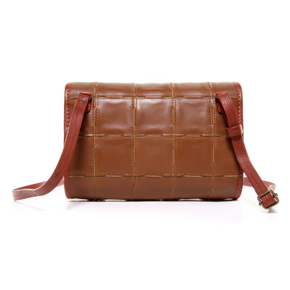 Elvis & Kresse Fire & Hide Crossbody Handbag - Cognac - Handbag - cf-type-handbag, col-gifts, col-gifts-for-woman, us-retail - Upcycle Studio