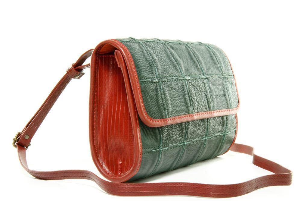 Elvis & Kresse Fire & Hide Crossbody Handbag-Forest Green | Sydney Handbags | Perth Handbags | Ladies Handbag | Handbags in Australia | clutch bag | handbags | Purses | Ladies purses | Purses in Australia | Online Purses | designer handbags | crossbody bag | burberry bags | bags womens | hand bags leather australia | Bag | Shoulder bag | Accepts Bitcoin | Accepts Crypto currency | Gifts | Presents | Upcycle Studio