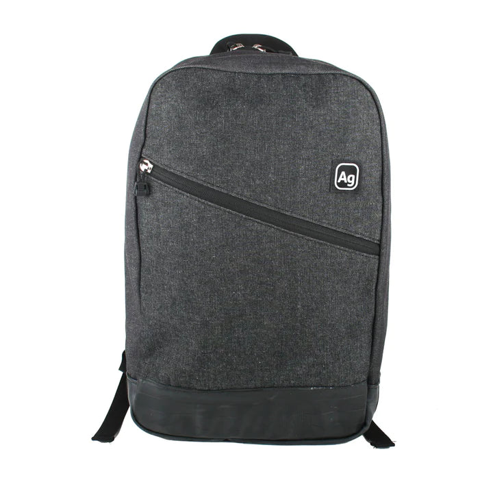 Alchemy Goods Fremont Upcycled Charcoal Denim Backpack - Backpack - cf-type-backpack, col-gifts, col-gifts-for-dad, col-gifts-for-men, col-laptop-bags, us-retail - Upcycle Studio