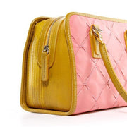 Elvis & Kresse Fire & Hide Large Post Handbag - Dusky Pink - Handbag - cf-type-handbag, col-gifts, col-gifts-for-woman, us-retail - Upcycle Studio
