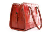 Elvis & Kresse Fire & Hide Small Post Handbag - Lipstick Red | Sydney Handbags | Perth Handbags | Ladies Handbag | Handbags in Australia | clutch bag | handbags | Purses | Ladies purses | Purses in Australia | Online Purses | designer handbags | crossbody bag | burberry bags | bags womens | hand bags leather australia | Bag | Shoulder bag | Accepts Bitcoin | Accepts Crypto currency | Gifts | Presents | Upcycle Studio