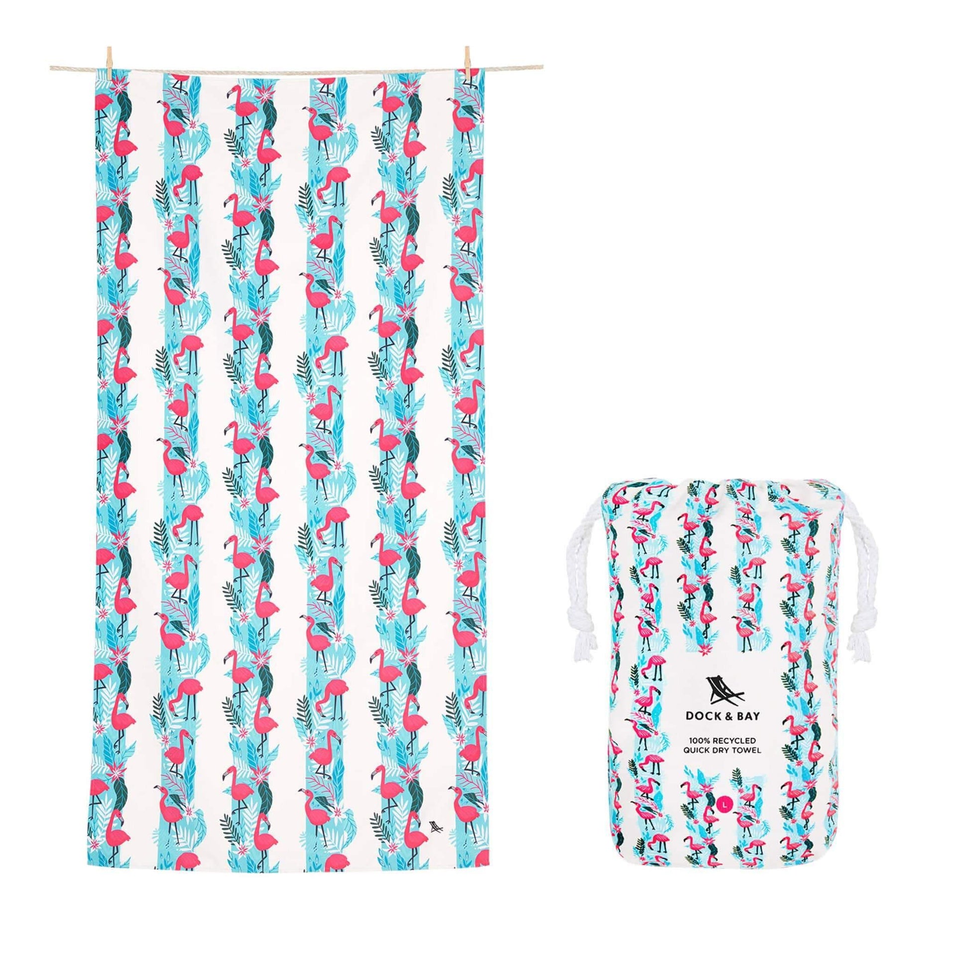 Dock & Bay | Beach Towel Jungle Collection L 100% Recycled - Upcycle Studio