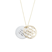 ARTICLE22 SEED OF LIFE Necklace 1.9cm 14K Gold with Diamond | Jewellery | necklaces | Australian Jewellery | Jewellery Store | Jewellery shops | Online Jewellery | Gifts | Presents | Xmas Presents | Birthday Present | Wedding Gift | silver chain | Upcycle Studio