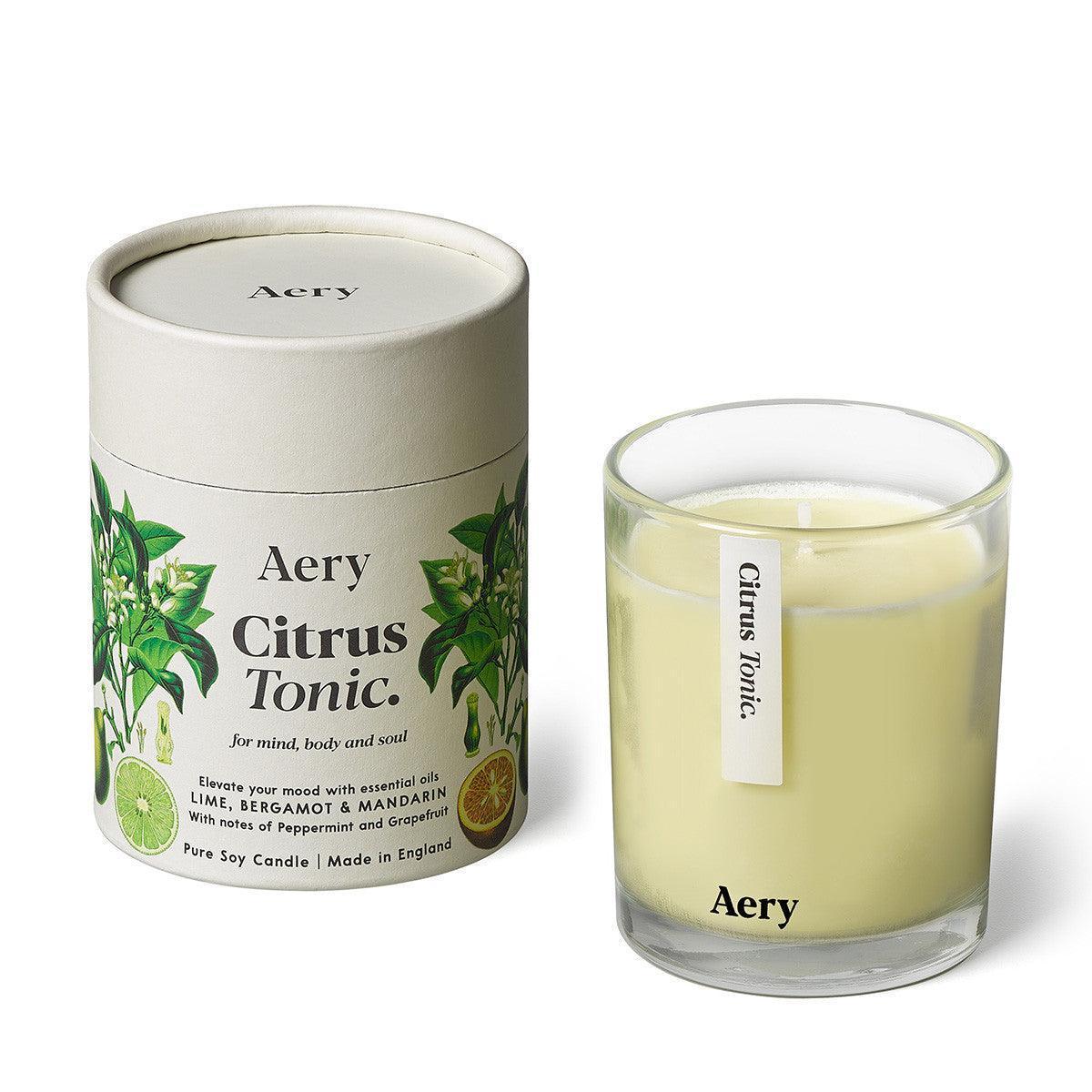 Aery Living: Botanical 200g Soy Candle - Citrus Tonic - Candle - Bathroom, cf-type-candle, col-gifts, col-gifts-for-woman, col-gifts-for-women, us-retail - Upcycle Studio
