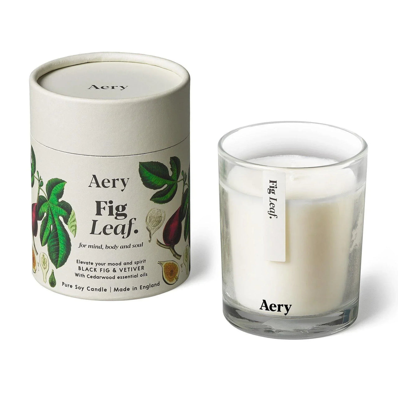 Aery Living Botanical 200g Soy Candle-Fig Leaf - Candle - Bathroom, cf-type-candle, col-gifts, col-gifts-for-woman, col-gifts-for-women, us-retail - Upcycle Studio
