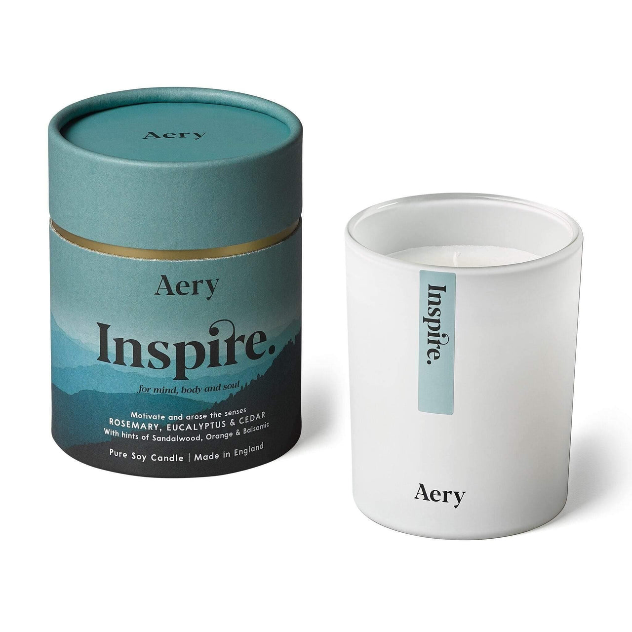 Aery Living Mindful 200g Soy Candle-Inspire - Candle - Bathroom, cf-type-candle, col-gifts, col-gifts-for-woman, col-gifts-for-women, us-retail - Upcycle Studio